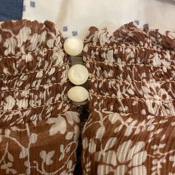 Sezane Olivia Dress, printed floral moka (no longer available!), size 36 (US 4) - Picture 6 of 7